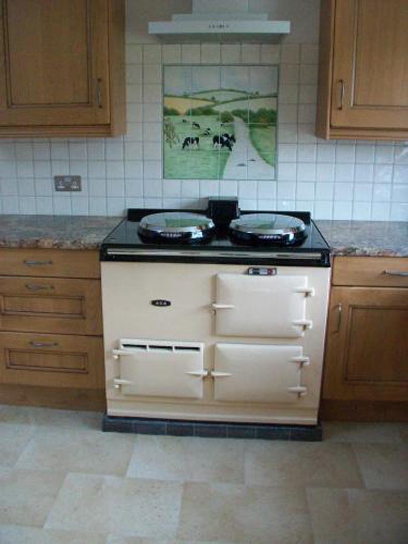 2 Oven Cream Aga Cooker 13 Amp electric <br>Installed at Motcombe, Shaftesbury